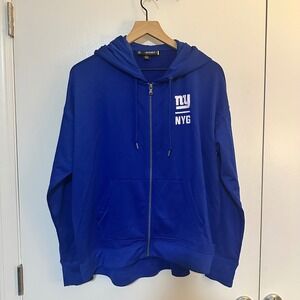 Under Armour | NFL Combine Authentic NY Giants‎ Navy Blue Full Zip Hoodie, L